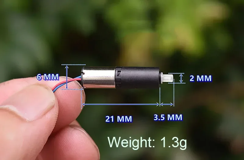 Миниатюрный 6-миллиметровый планетарный редукторный двигатель постоянный ток 1 5