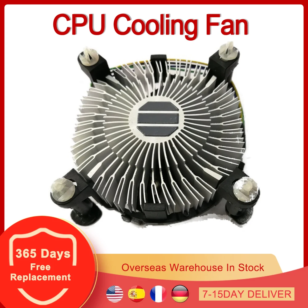 

3pin CPU Cooling Fan Radiator Heatsink CPU Cooler Hydraulic Bearing 2400 RPM for Intel LGA 775 1150 1155 1156 1151