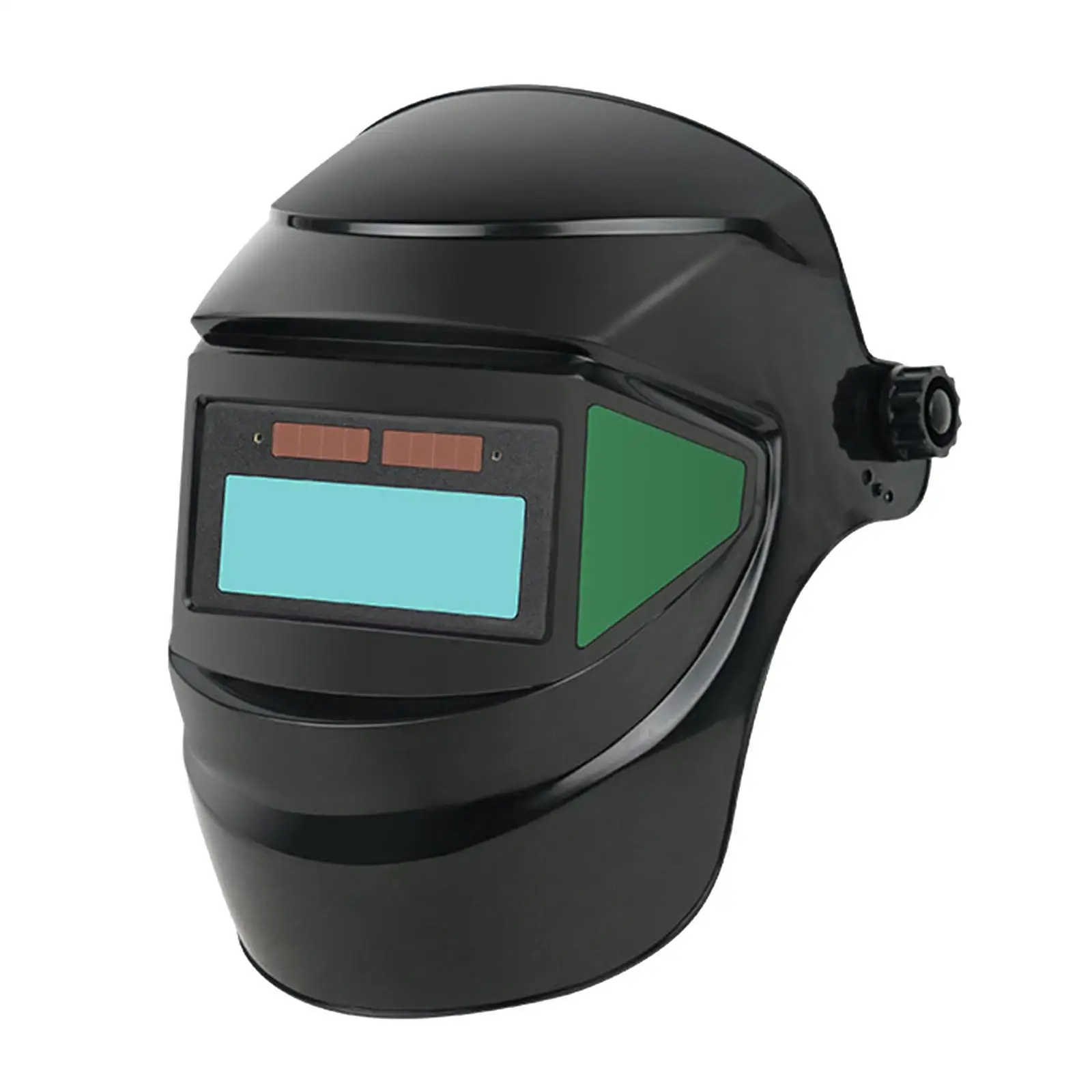 

Large View Welding Helmet Solar Auto Darkening Weld Mask True Color Shade