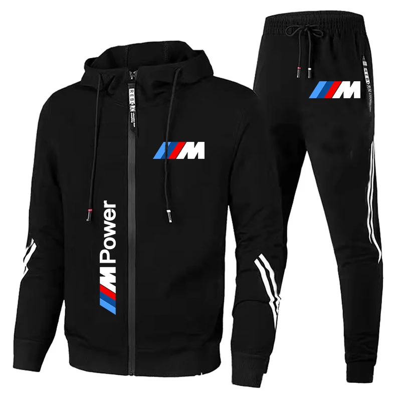 Мужской спортивный костюм BMW M Power Logo Спортивный Мужская осенняя толстовка с