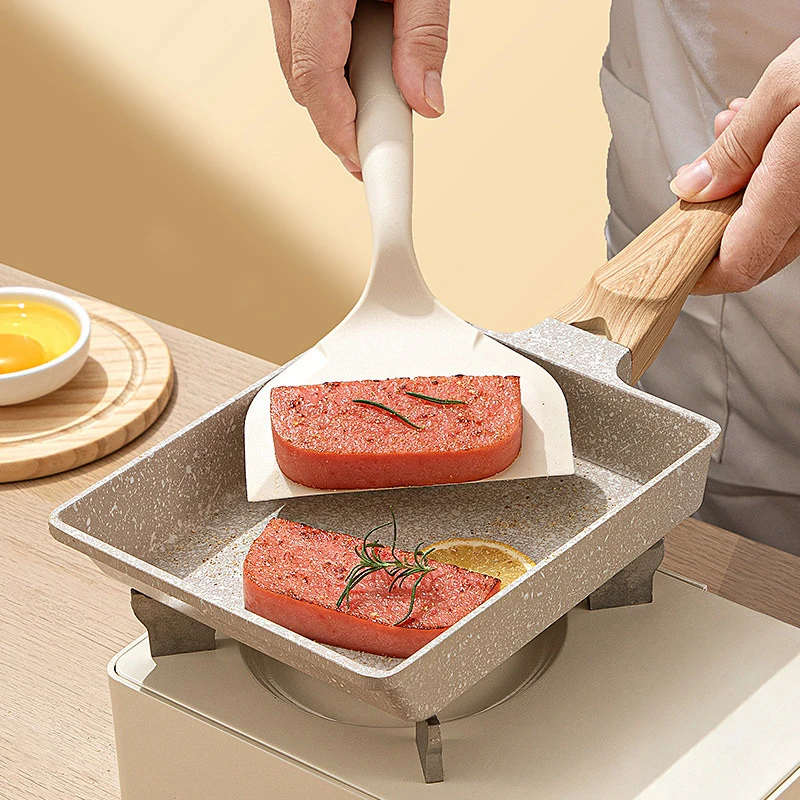 Силиконовая Лопатка С Широким Горлышком Для Антиклейкой Кухонной Утвари Tamago-Yaki