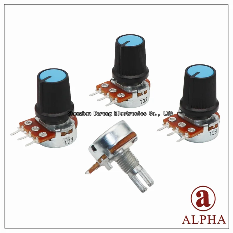 Фото ALPHA RV16AF потенциометр с одной углеродистой пленкой B1K B5K B10K B20K B50K B100K усилитель мощности регулятор громкости SPX 15 штатив №3