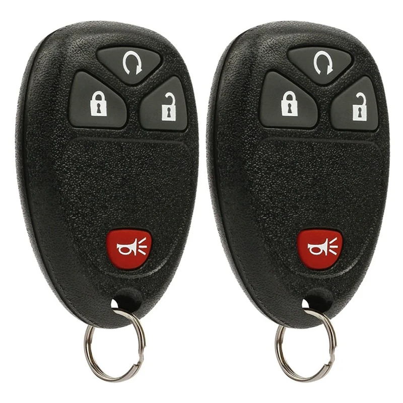 

2X Key Fob Keyless Entry Remote For Chevy Silverado Traverse Equinox Avalanche/GMC Sierra 2007-2016, 15913421 OUC60270