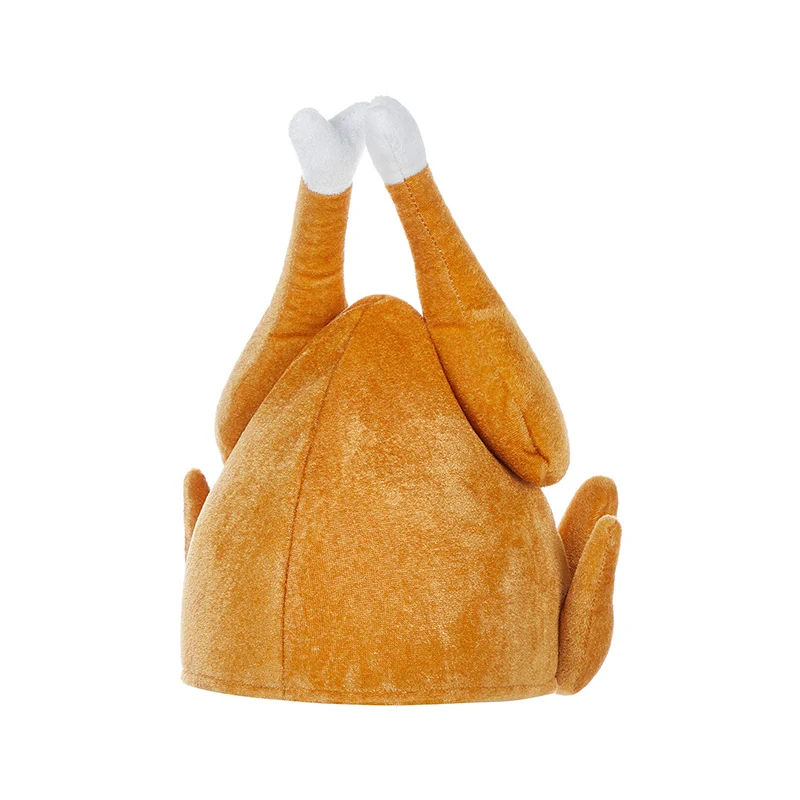 Unisex Turkey Hat Realistic Image Interesting Soft Comfortable Breathable Thanksgiving Cute Cap