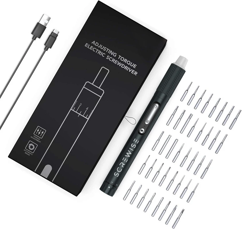 Набор электрических отверток USB Type-C перезаряжаемый Многофункциональный