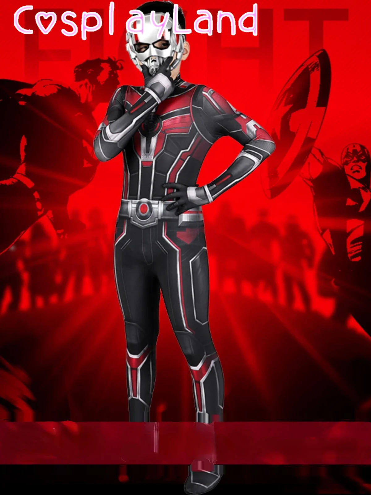 Костюм для косплея на Хэллоуин и карнавал женский комбинезон с 3D Цифровым