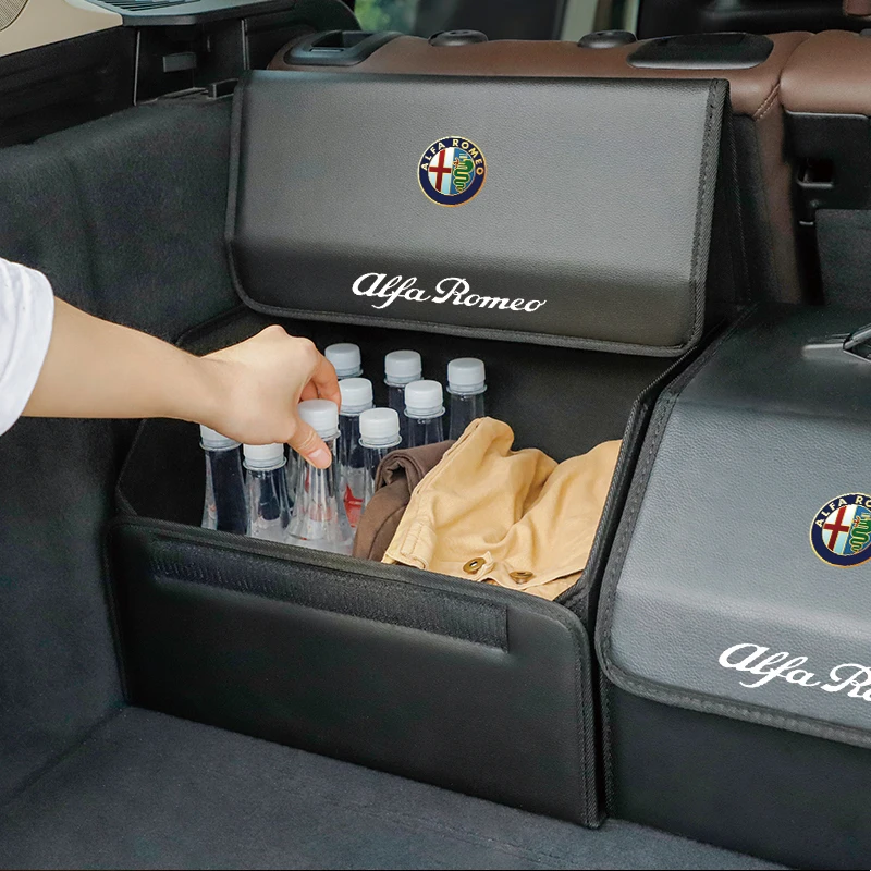 Кожаный Органайзер для Alfa Romeo Giulietta GT 159 147 156 Mito Brera Giulia F1 Stelvio |