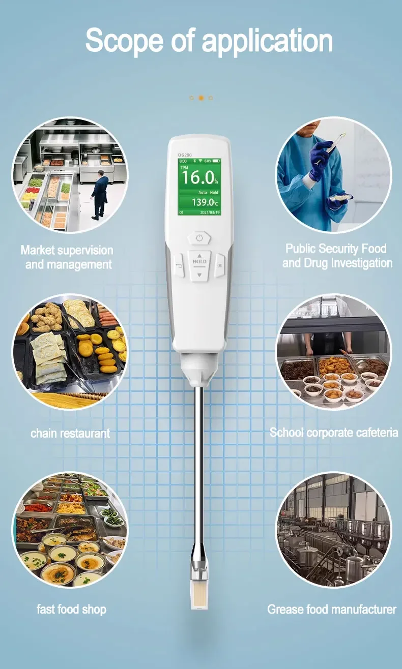 WEIAI портативный цифровой тестер качества растительного масла высокая