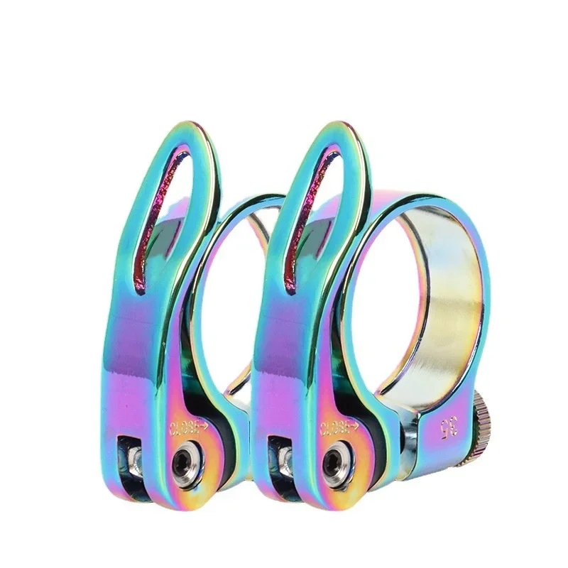 

Bicycle Seat Tube Clip, Color Light, Cushion Buckle, Children's Mountain Bike, Quick Remove Sit Tube Clip, Bicycle Parts