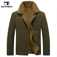kenntrice winter jacket for men 2022 new fashion lapel casual cotton coat male classic warm varsity jacket wild mens clothes