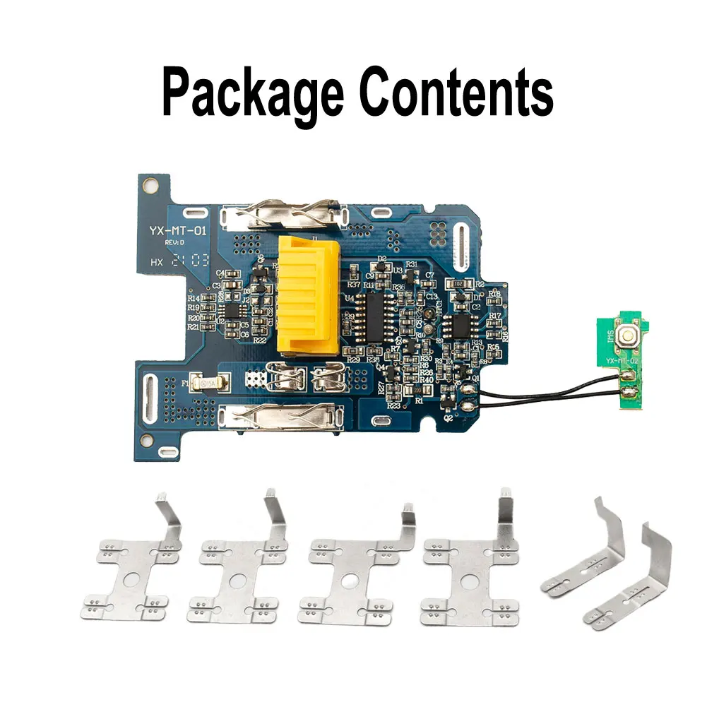 

1Set PCB Plastic Shell Can Manufacture 10 INR18650 Cells Without Screws MT18v Protection Board Power Tool Parts Accessories