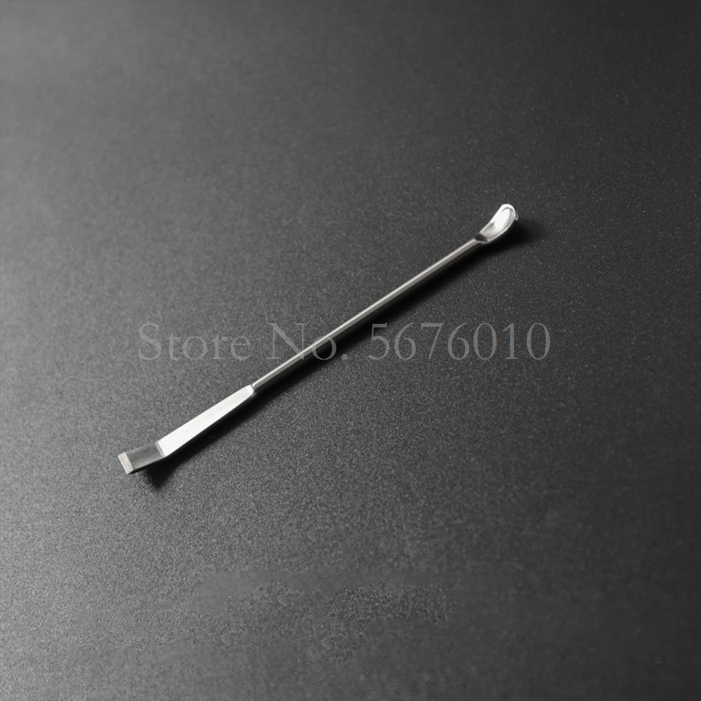 Ложка и скребок из нержавеющей стали с двойной головкой для эксперимента 10