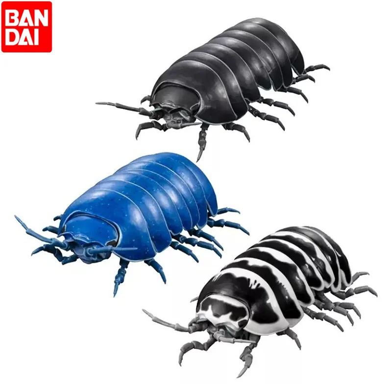 Фото Коллекционная фигурка Bandai Authentic Premium Gashapon Pill Bug, 140 мм, полностью подвижная, реалистичная модель изопода. Серия «Разнообразие жизни» для коллекционеров. №1