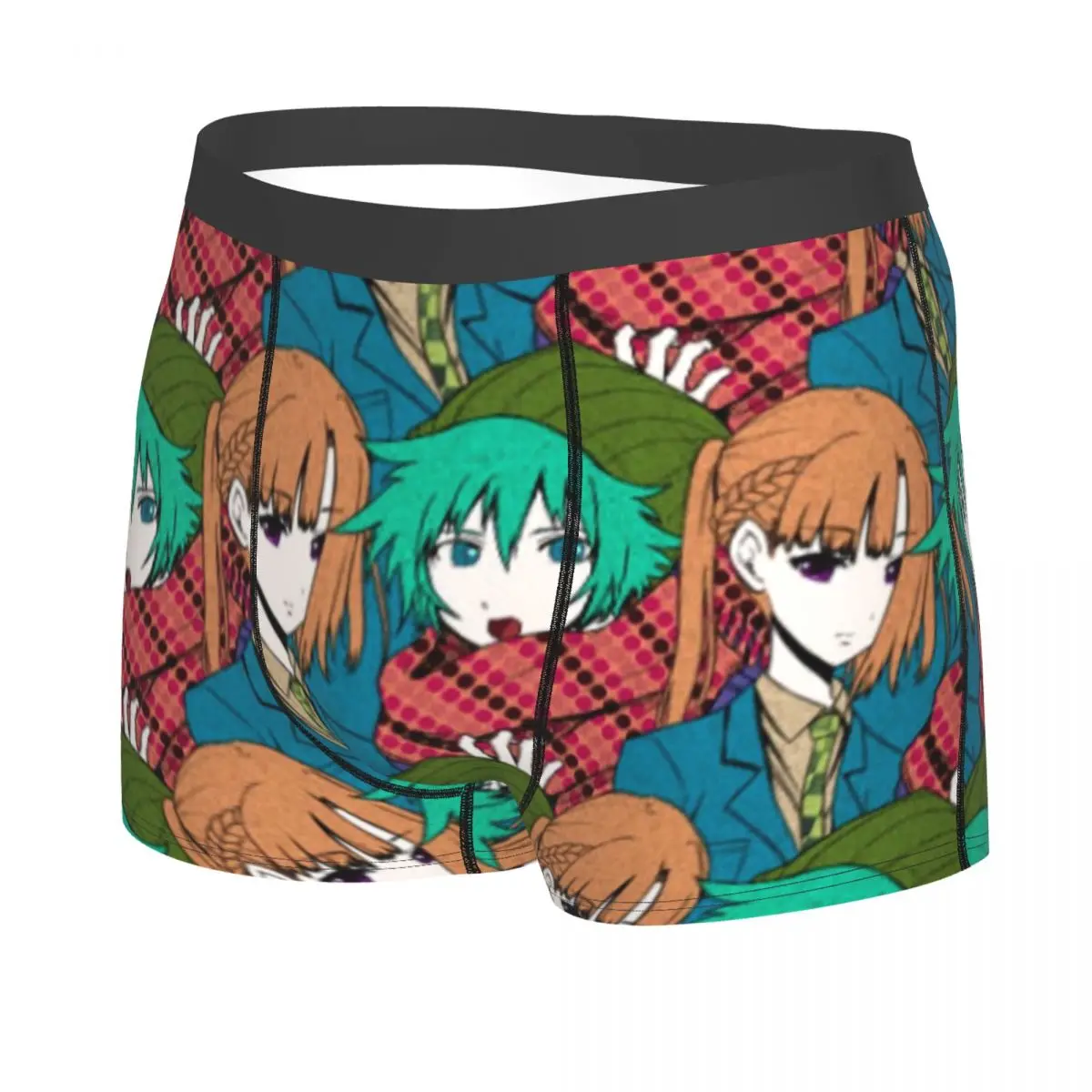 Фото Модные мужские трусы-боксеры Fashion Shin Tsukimi Your Turn To Die Hat, эластичные, с принтом YTTD Game Anime №2