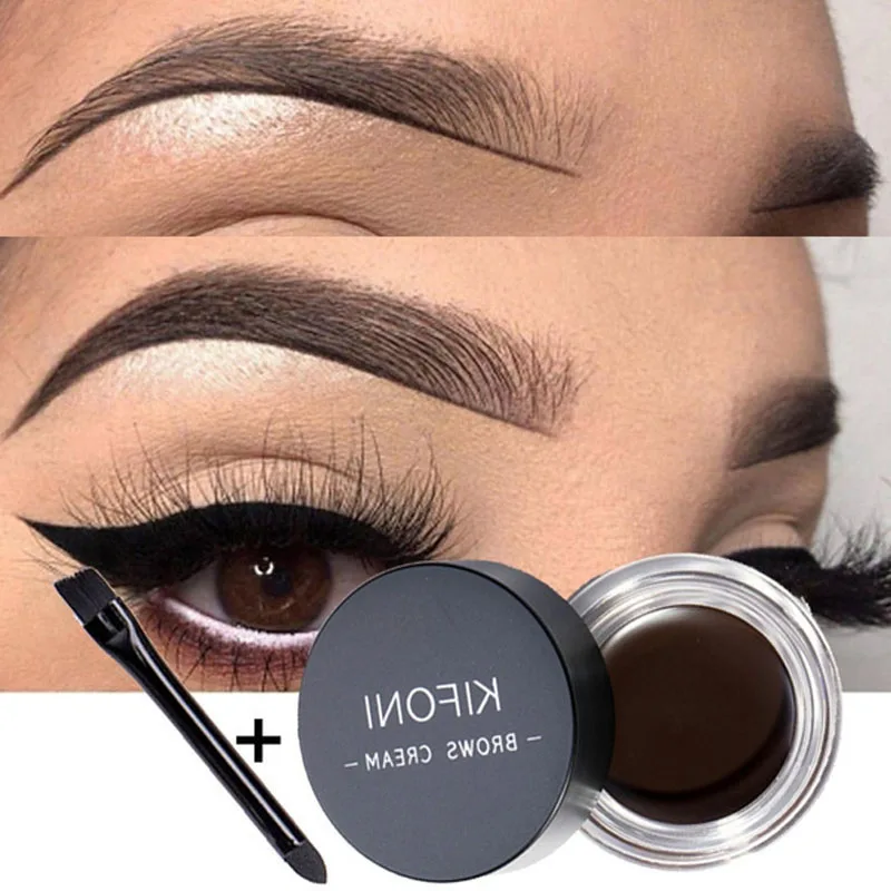 

5 Colors Eyebrow Enhancers Long Lasting Waterproof Eyebrow natural quick-drying eyebrow cream with eyebrow brush cream