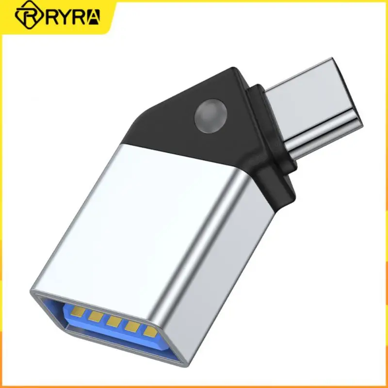 

Угловой мини-адаптер RYRA с разъемом Type-C на USB 3,0, 45 °, алюминиевый сплав, полностью совместим с мобильными телефонами/компьютерами/планшетными...