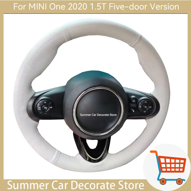 Чехол на руль автомобиля под заказ для MINI One 2020 1 5 T 5-дверная версия белый ажурный