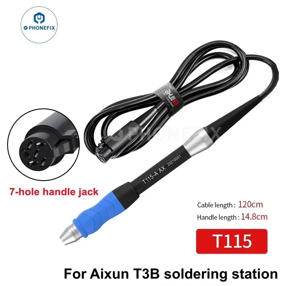 

JCID AIXUN T245 T210 T115 T12 ручка для пайки для Aixun T420D T3A T3B T320 T380 аксессуары для паяльной станции запасные части