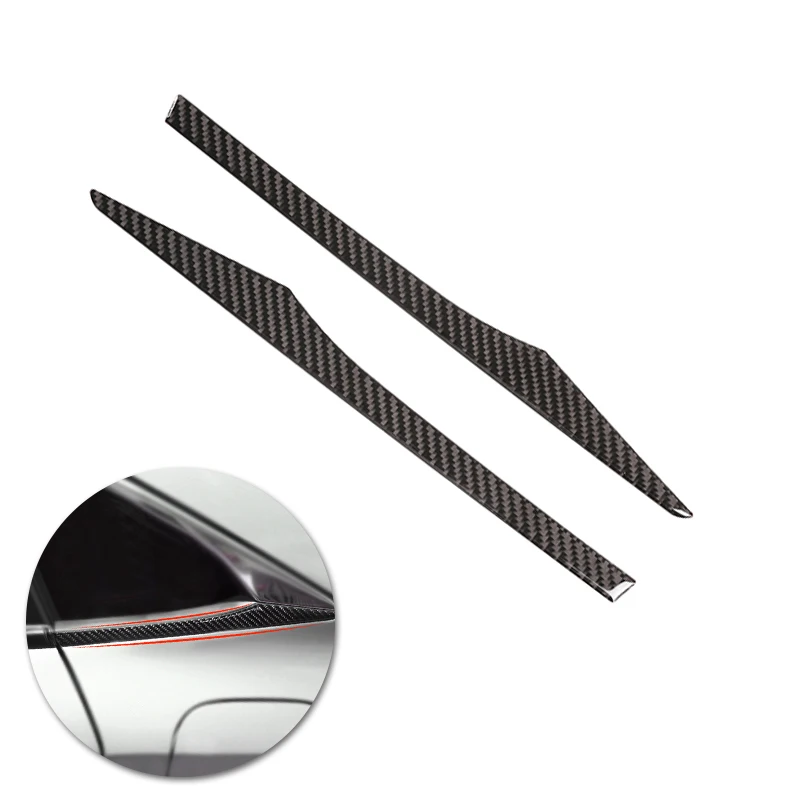 

Для Honda Civic 10 поколения 2016 2017 2018 2019 автомобильные аксессуары Внешние ремни из углеродного волокна