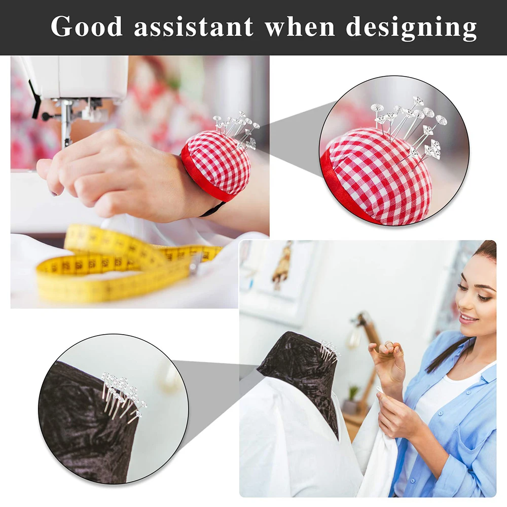 2 дюйма 100 шт./коркорт. булавки для букета бриллиантовые с цветочным рисунком