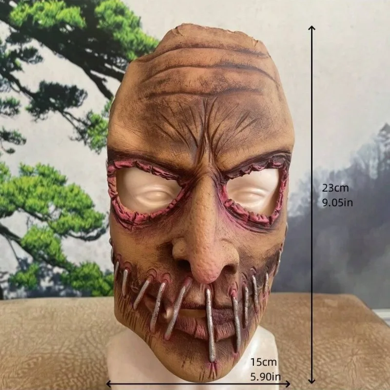 Хэллоуин рот ногти маска ужасов латексная имитация капюшона платье реквизит для