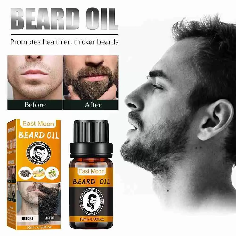 

Натуральное эфирное масло для роста бороды, продукты для выпадения волос для мужчин, уход за бородой, рост волос, питательный уход за бородо...
