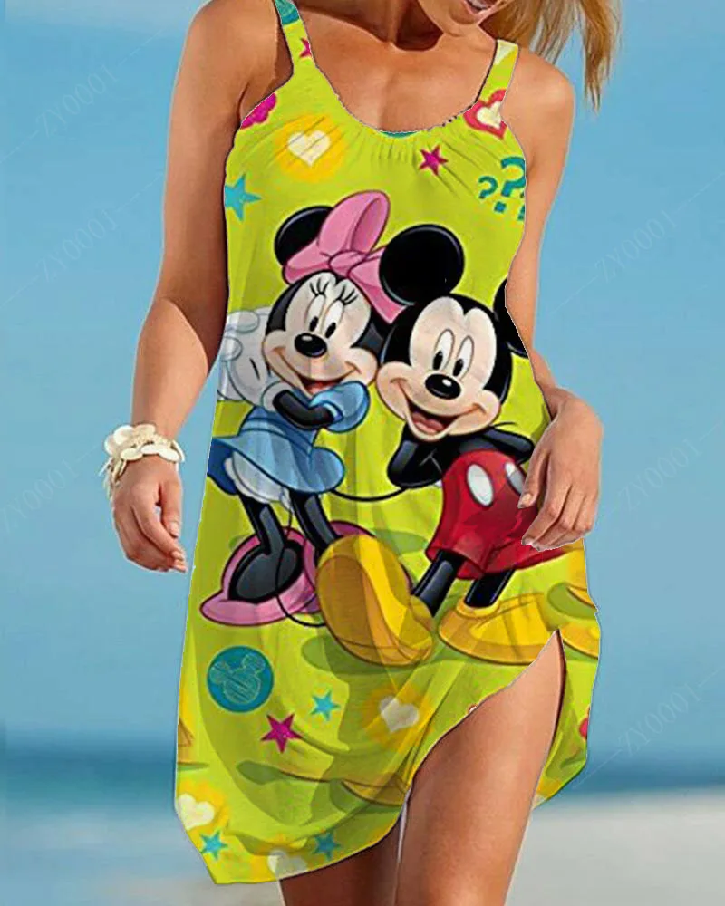 

Disney Casual Summer Women's Dresses for Women 2022 Luxury Designer Fairy Dress 2022 New Hit Skirt Large Size Dress Chic Point