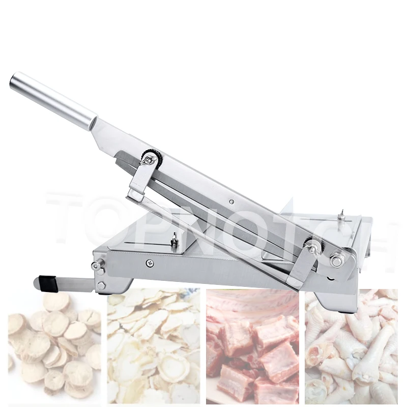 

Rib Chopping Knife Manual Bone Cutting Machine Minced Stainless Steel Meat Slicer Steak Lamb Chops Guillotine