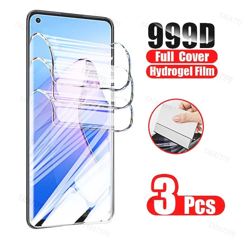 Защитная пленка для экрана Гидрогелевая Huawei Mate 60 Pro Emjoy P60 nova Y91 Y71 11I Ultra 3 шт.