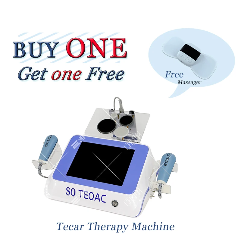 

Tecar Physiotherapy Machine Portable 448K Machine Tecar RF Pain Relief Muscle Relax Ret Cet Face Lift
