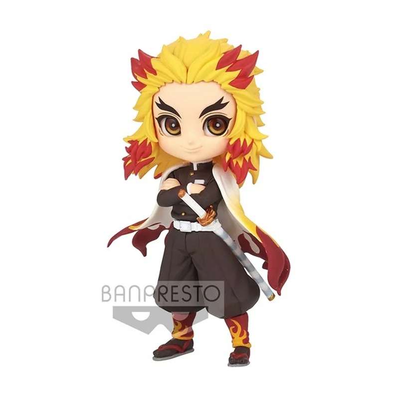

Banpresto Q posket маленькая 5 рассекающая демонов Rengoku Kyoujurou A[Spot] экшн-фигурка модель детский подарок аниме
