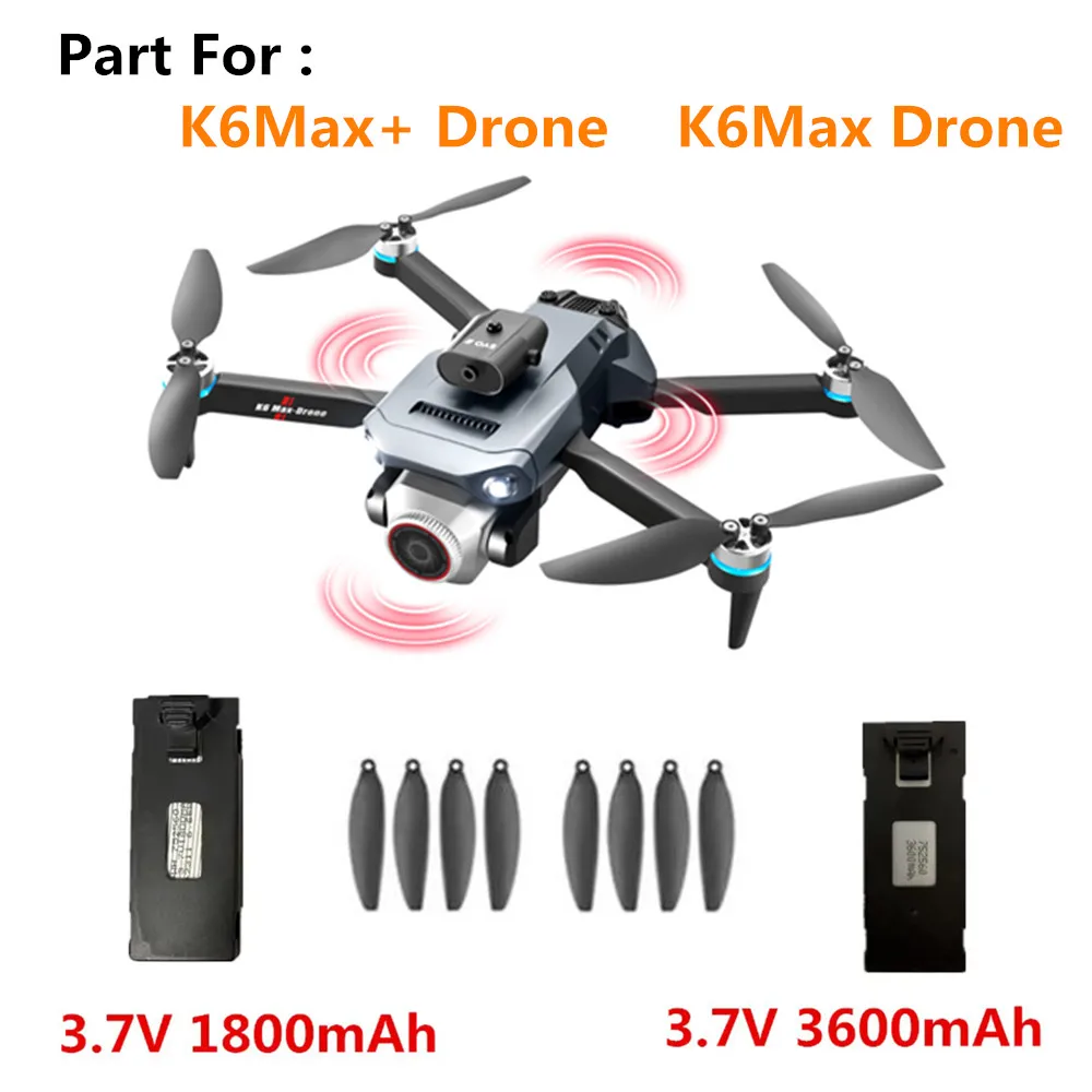 K6Max + Аккумулятор 3 7 в 1800 мАч/3600 мАч/лопасть пропеллера/для квадрокоптера