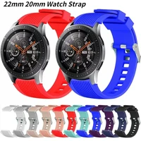20mm 22mm watch strap for samsung galaxy watch 43 active 2huawei watch 3gt2 sports bracelet belt for amazfit gtrstratos band