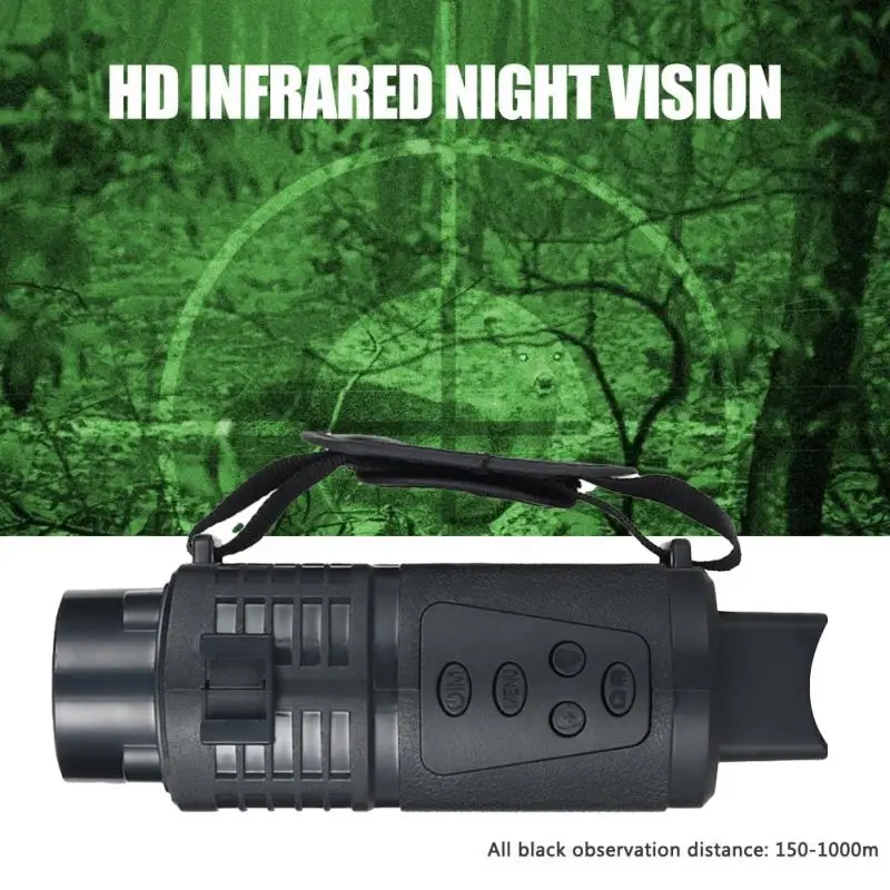 

Infrared Night Vision Black 5x Digital Zoom Convenient Built In Charging Outdoor Camera Digital Telescope Hand Strap Design R17