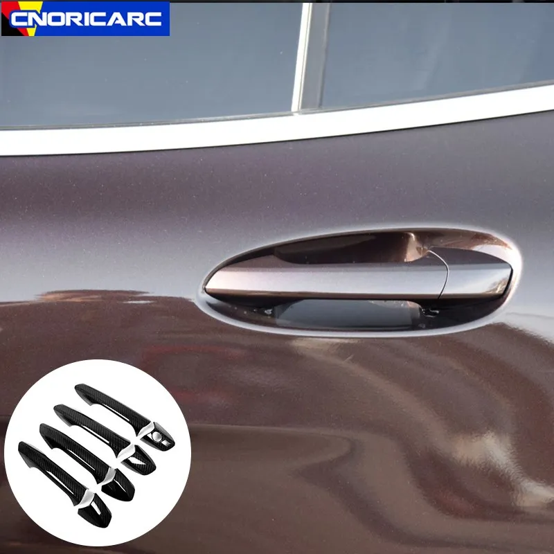 

Car Styling Door Handle Frame Decoration Stickers Trim For Mercedes Benz GLA X156 200 260 2015-2019 LHD Exterior Accessories
