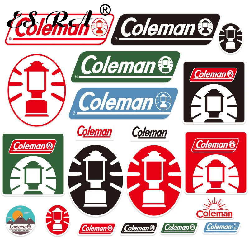 

20 Pcs/Set Mobile Stickers Mix Size Outdoor Stickers Set Waterproof PVC Brand Label for aptop Pitcher Luggage Journal Decorate
