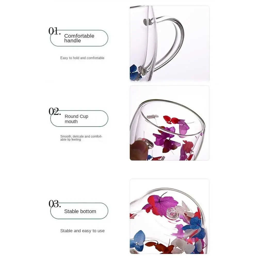 Керамическая кофейная чашка с двойными стенками и зеркальной стеклянной кружкой