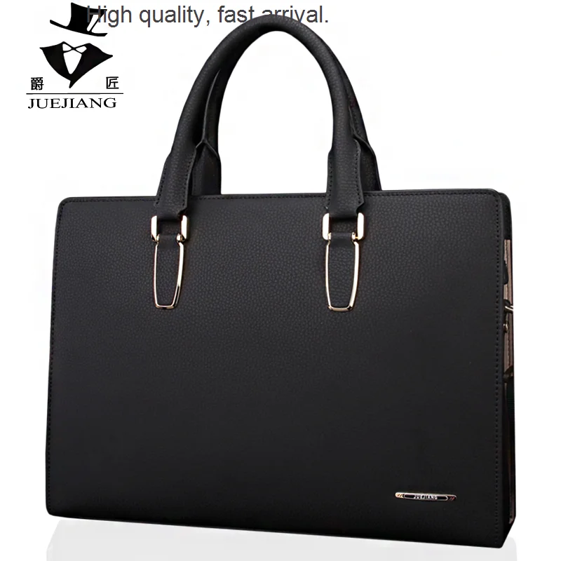 

Code Jue Jiang Lock Men's Bag Handbag Men's Horizontal Shoulder Bag Crossbody Briefcase Men's Bag Cattle Leather Bag