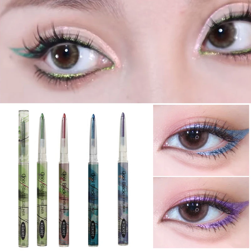 

Glitter Eye Shadow Pen Lying Silkworm Pen Cosmetics Chameleon Eyeliner Makeup Waterproof Delicate Non-drying Sweatproof Smooth