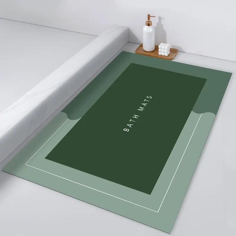 Влагопоглощающие моющиеся грязеотталкивающие напольные коврики для ванной и