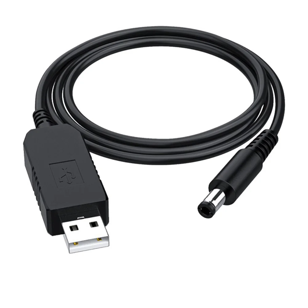 RYRA Durable 1m 2.1x5.5mm USB Power Boost Cable 5V To DC 9V 2A 12V 1.5A  Boost Converter Line 8DC Multi-function Transfer Cable
