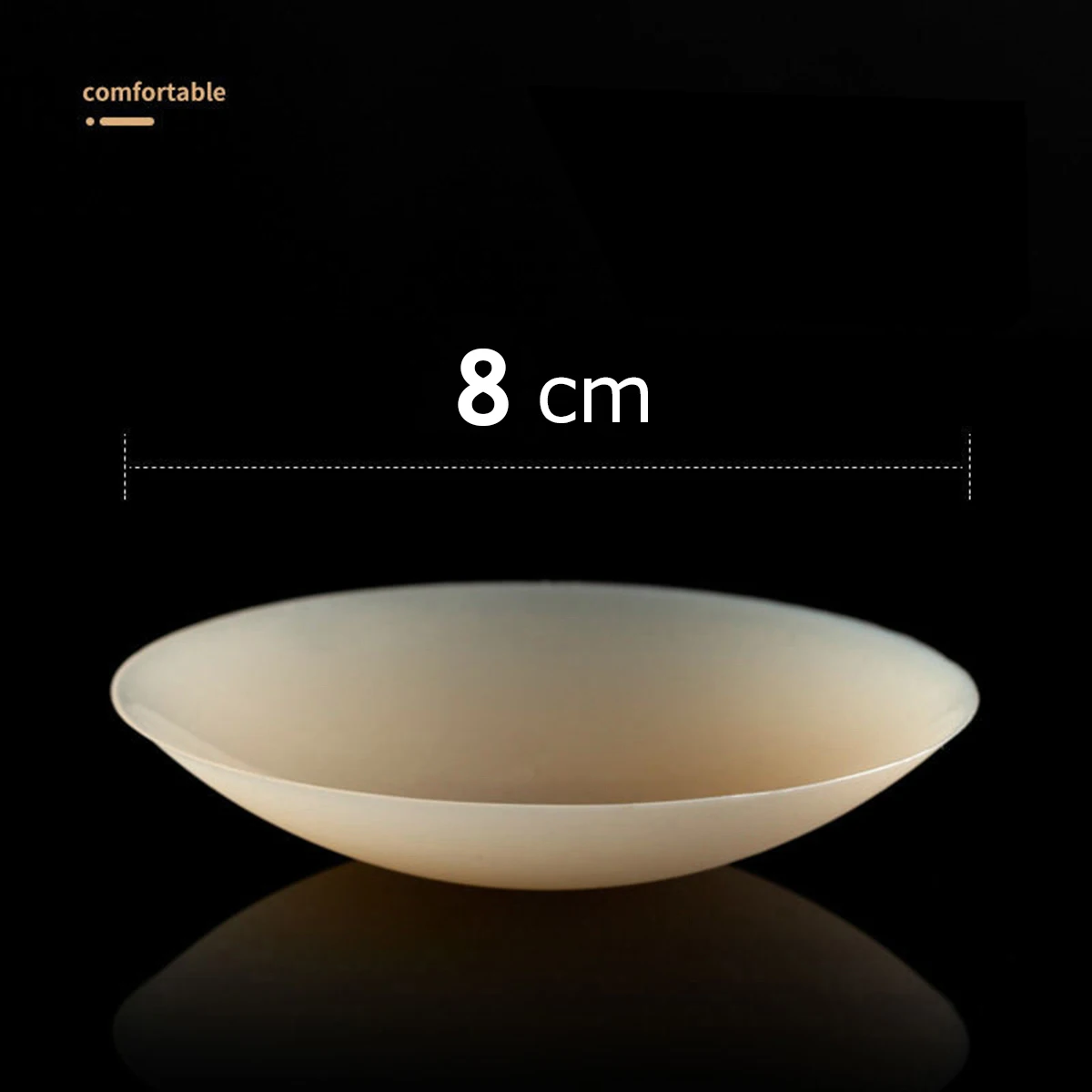 Силиконовые наклейки на соски 8 см без клея