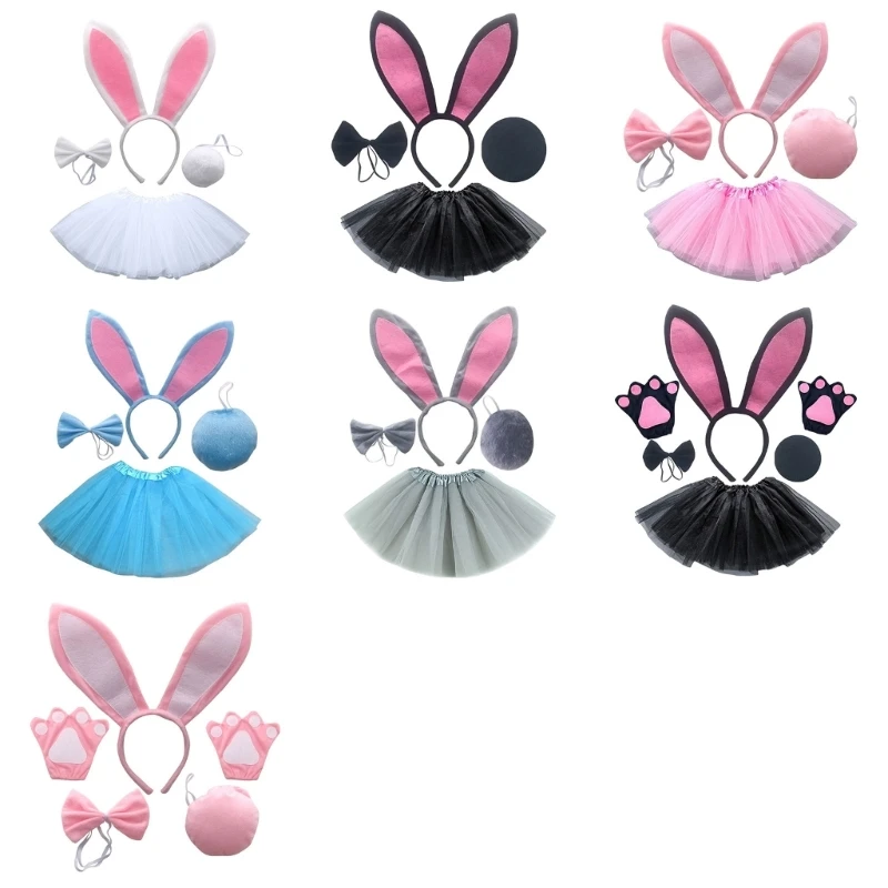 Q0KE повязки на голову с ушками в виде животных повязка для волос головные уборы