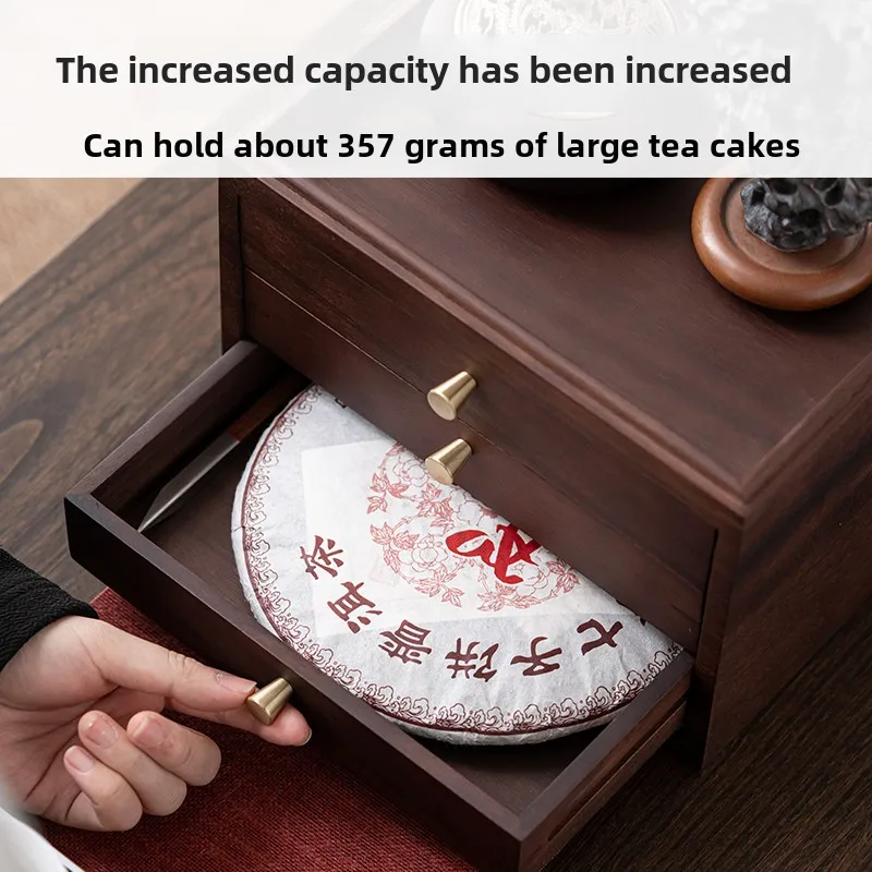 Коробка для чайного торта из орехового дерева Pu Erh китайский многослойный ящик
