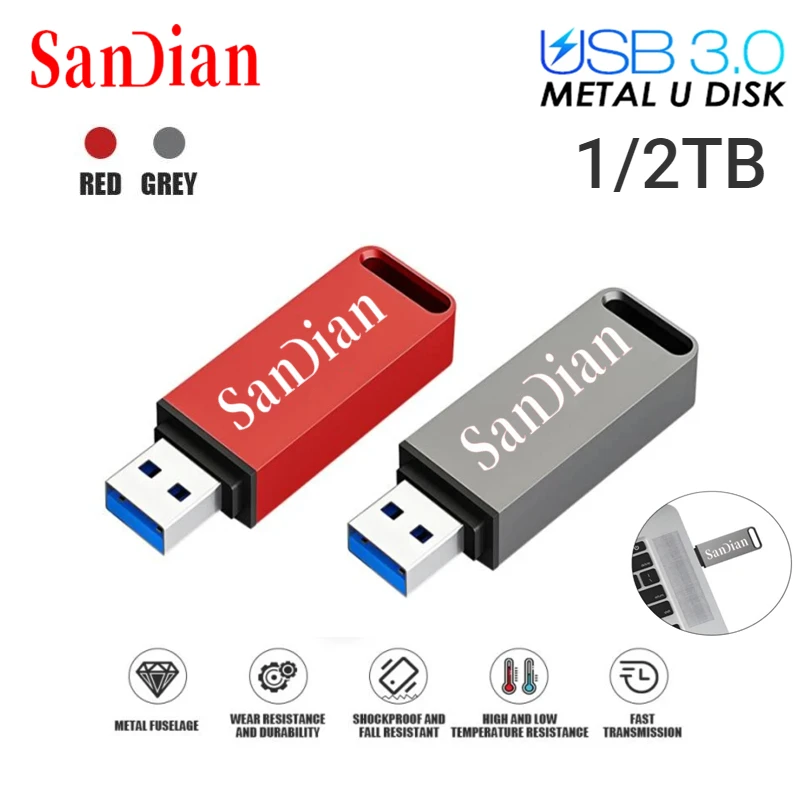 

Флэш-накопитель USB, 512 ГБ, 1 ТБ