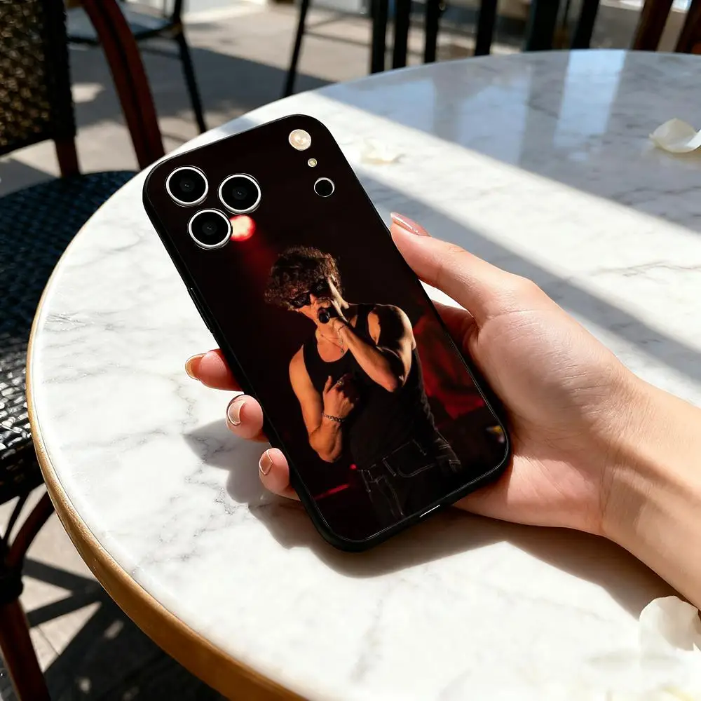 Фото Чехол B-Benson Boone для iPhone 17 16 15 14 13 12 11 Pro Max Plus Air Mini, мягкий, черный №3