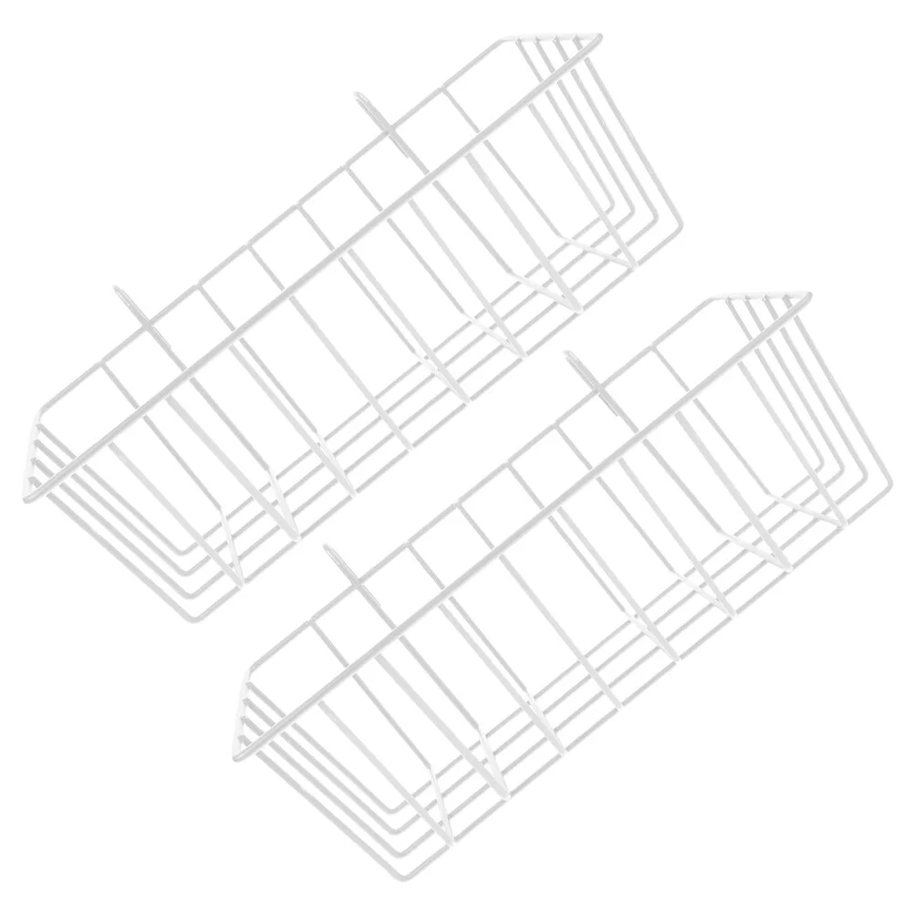 

2 Pcs Container Pet Feeder Hay Rack Rabbit Supply Food Daily Use Bunny Wear-resistant Iron Accessory