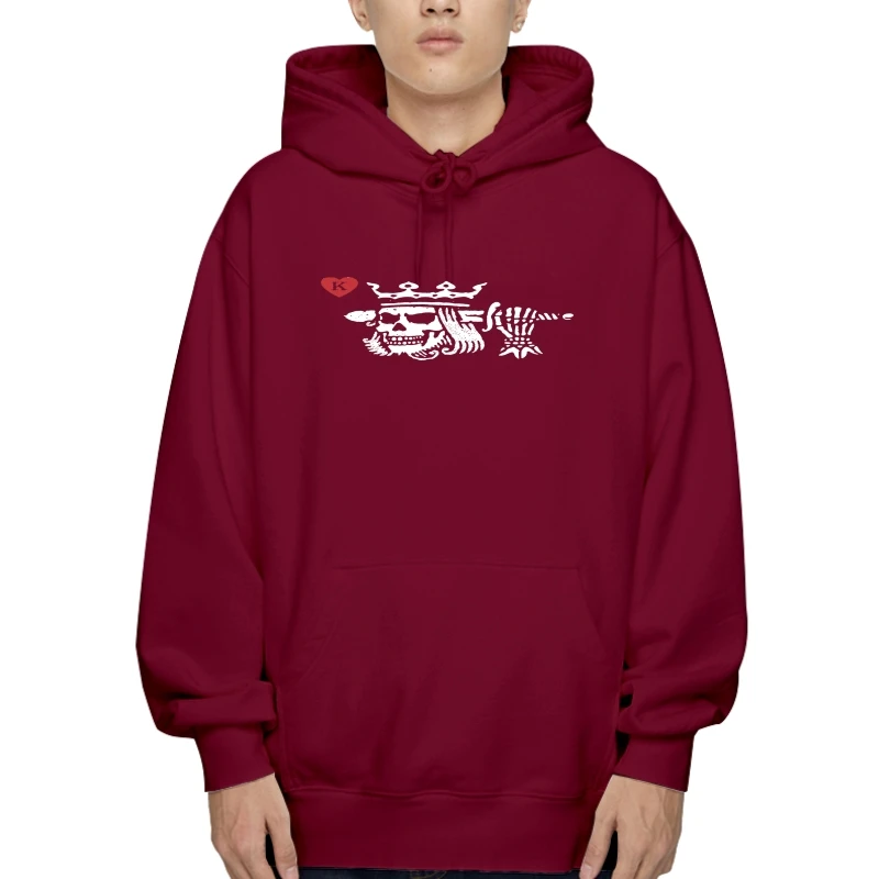 

Мужская теплая толстовка в стиле «Король сердца»