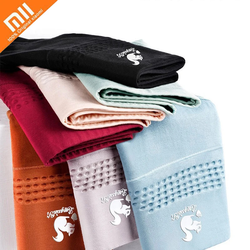 

Нижнее белье Xiaomi 3 шт./лот для женщин, трусы с завышенной талией, хлопковые графеновые антибактериальные подтягивающие бедра трусики для кор...