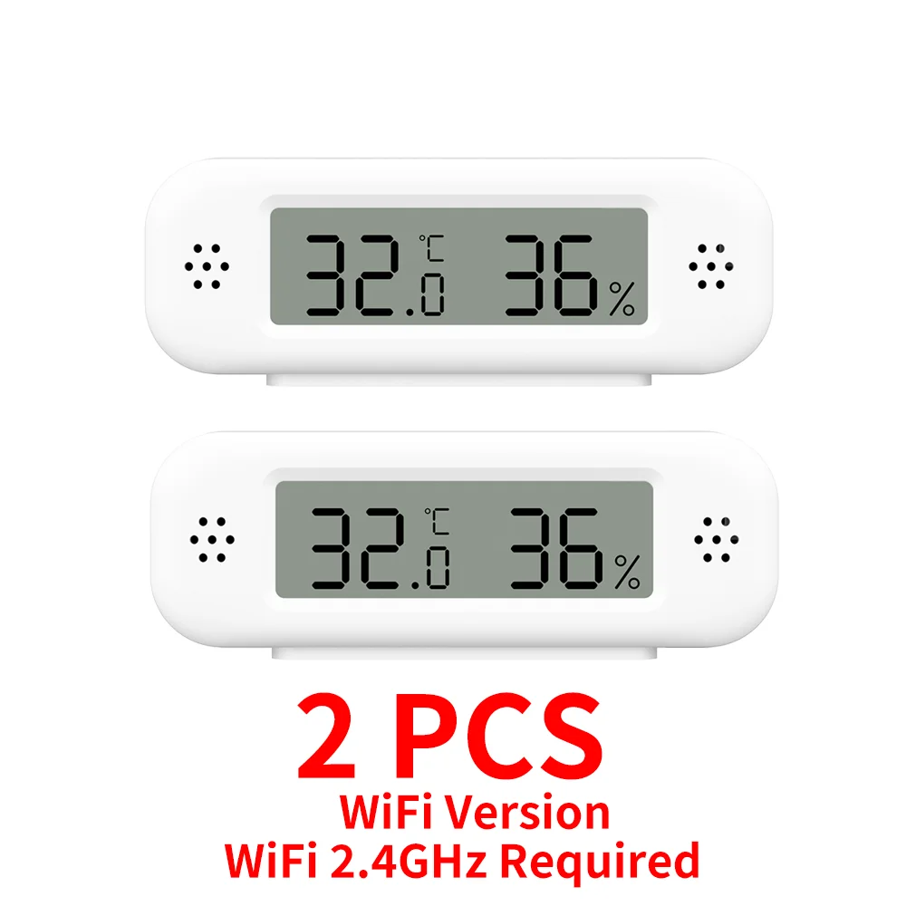 

Датчик температуры и влажности Tuya Zigbee Wi-Fi